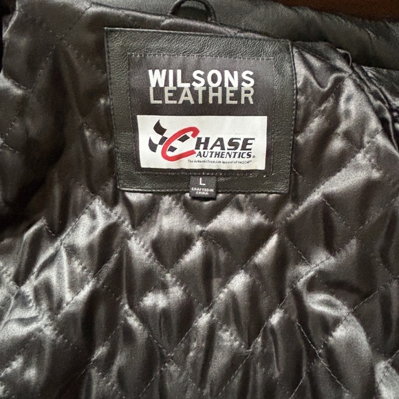 Wilsons Leather Racing Patch Jacket - Picture 4 of 5